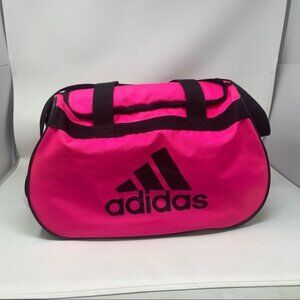 Adidas small pink black Duffle Bag